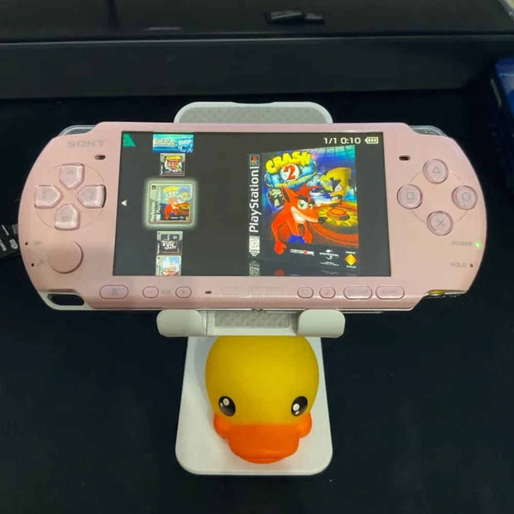 Sony Handheld Console in Soft Pink